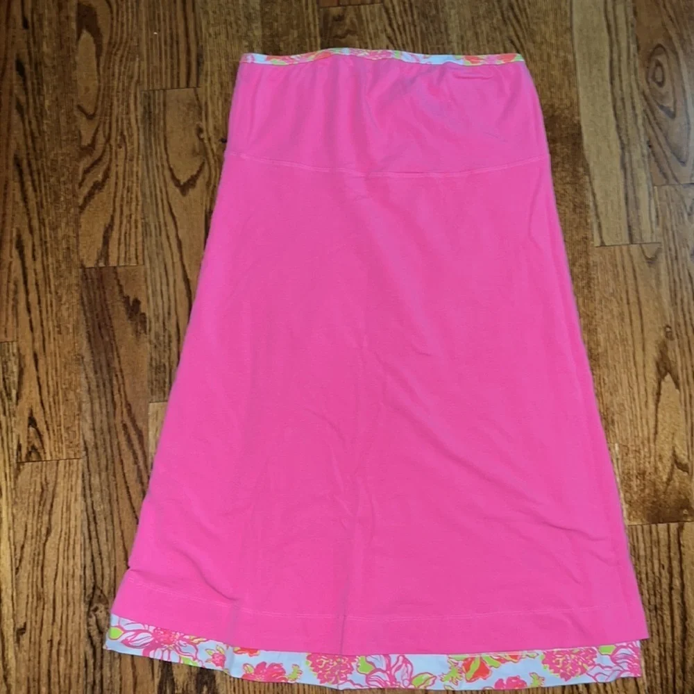 Lilly Pulitzer bikini set in Truly unruly & reversible matching coverup EUC L